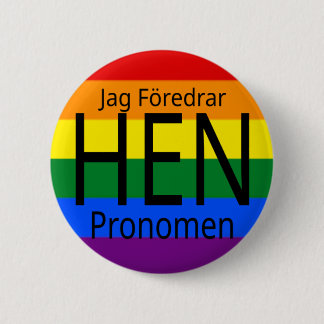 Jag föredrar hen pronomen pride - knapp