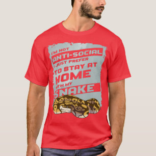Jag föredrar inte antisocial. t shirt