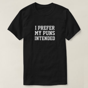 JAG FÖREDRAR MIN PÅTÄNKTA VITSAR T-SHIRT
