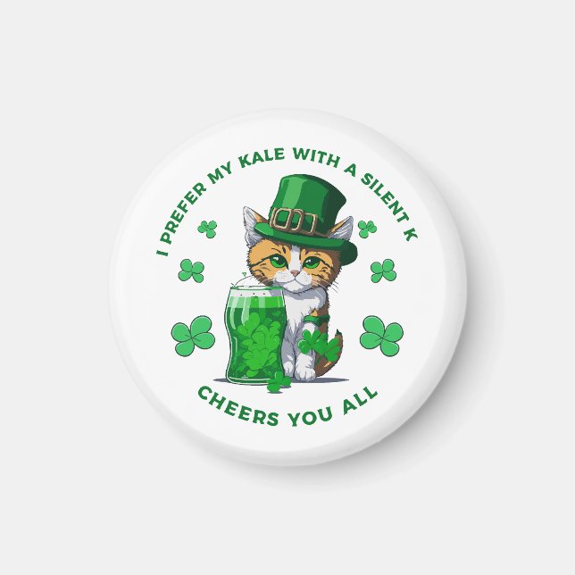 Jag föredrar mitt Kale med ett tyst K-funny öl Äls Magnet (Framsidan)