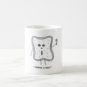 Jag föreslår en rostat bröd kaffemugg