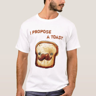 Jag föreslår en rostat bröd tee shirt
