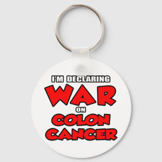 Jag förklarar Krig för Colon Cancer Nyckelring