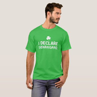 Jag förklarar ståhej! t-shirt