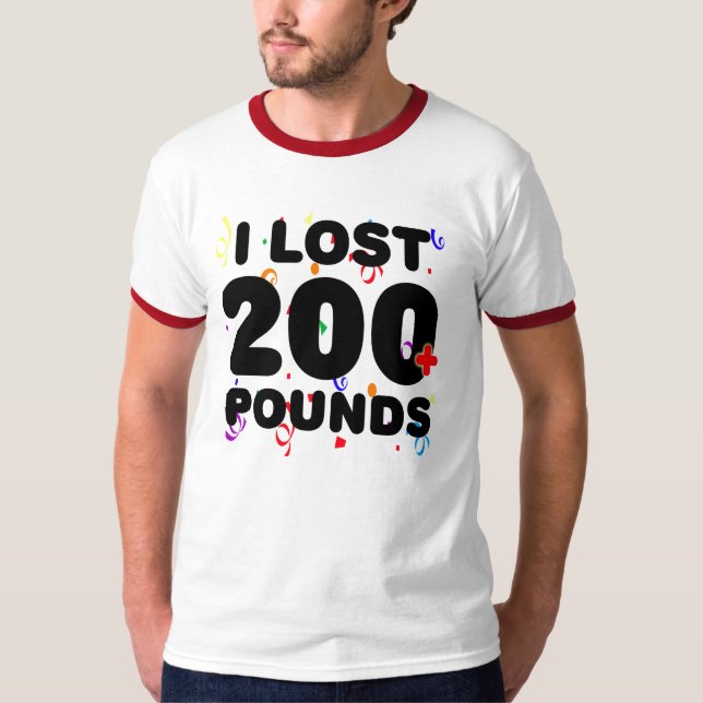 Jag förlorade 200+ Dunkar partyet Tee Shirt (Framsida)