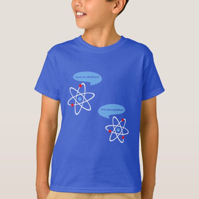 Jag förlorade en elektron tee shirt (Framsida)