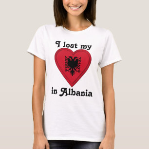 Jag förlorade min hjärta i Albanien Tee Shirt
