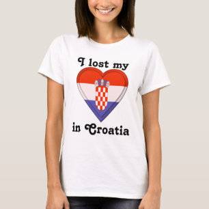 Jag förlorade min hjärta i Kroatien T-shirt