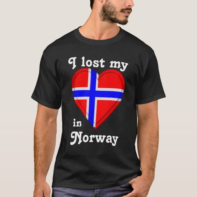 Jag förlorade min hjärta i norge tröja (Framsida)