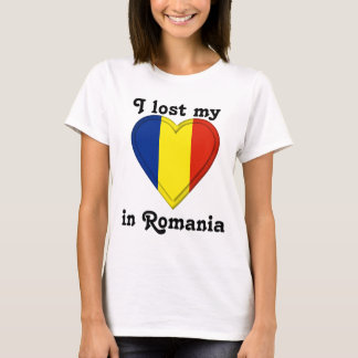 Jag förlorade min hjärta i rumänien tee shirt