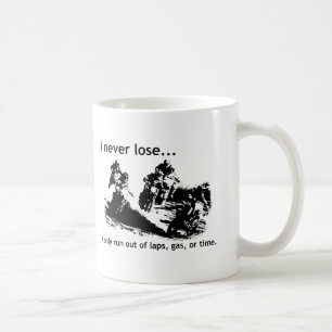 Jag förlorar aldrig Dirt Bike Motocross Mugg