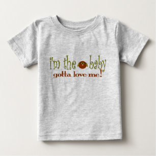 Jag förmiddagen bebiset älskar mig t shirt