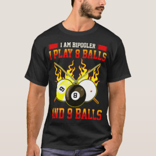 Jag förmiddagen BiPooler mig leker 8 - 9 roliga T Shirt