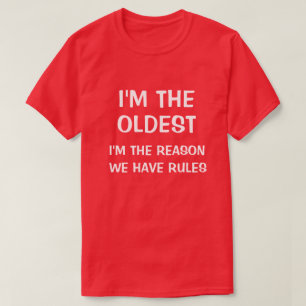 Jag förmiddagen den äldsta I-förmiddagen resone T-shirt