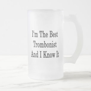 Jag förmiddagen den bäst trombonisten och jag ve frostat ölglas