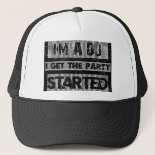 Jag förmiddagen en dj mig får partyet startat keps