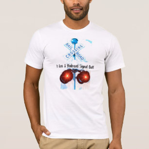 Jag förmiddagen en järnväg signalerar den Buff- T Shirt