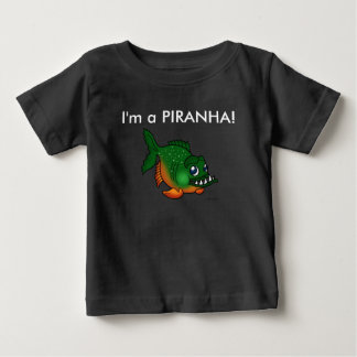 Jag förmiddagen en piranha lurar T-tröja T-shirt