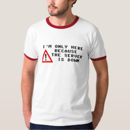 Jag förmiddagen endast, därför att serveren är, t-shirt