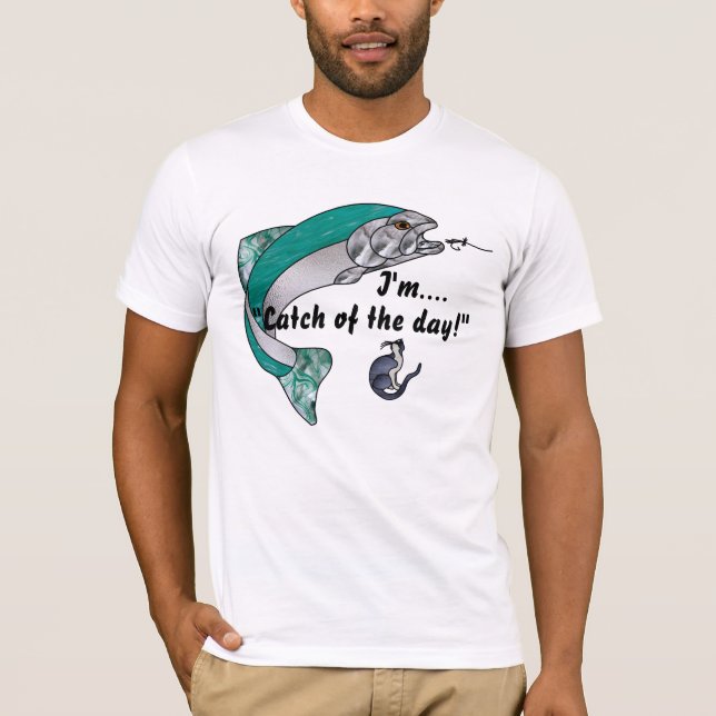 Jag förmiddagen fångar av dagen t shirt (Framsida)
