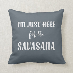 Jag förmiddagen för den Savasana yogaen kudder Kudde