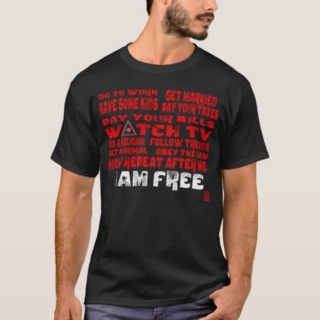 Jag förmiddagen frigör t-shirt (Framsida)