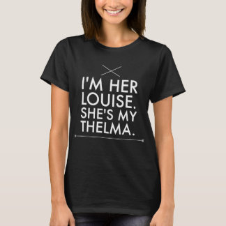 Jag förmiddagen henne louise henne är min thelma t-shirt