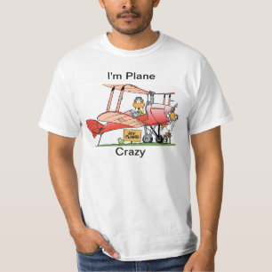 Jag förmiddagen hyvlar den galna tecknadskjortan tee shirt