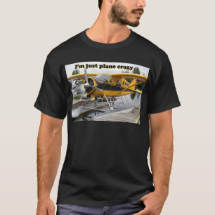 Jag förmiddagen hyvlar precis galet: flöteflygpl t shirt