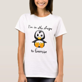 Jag förmiddagen i inget formar för att öva tee shirt