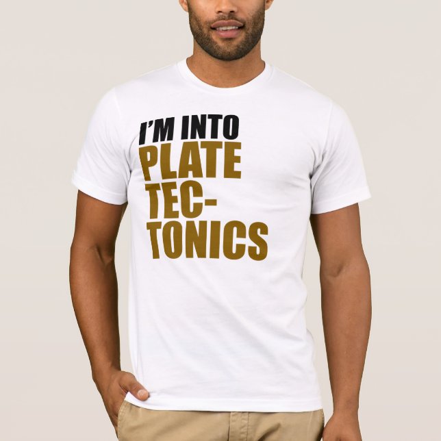 Jag förmiddagen in i pläterar Tectonics Tee Shirt (Framsida)