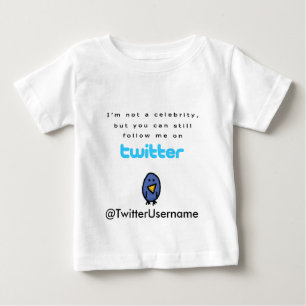Jag förmiddagen inte en kändis… följer mig p tee shirt