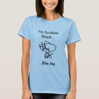 Jag förmiddagen klottrar hajutslagsplatsen tee shirt