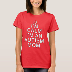 Jag förmiddagen lugnar I-förmiddag en Autismmamm T-shirt