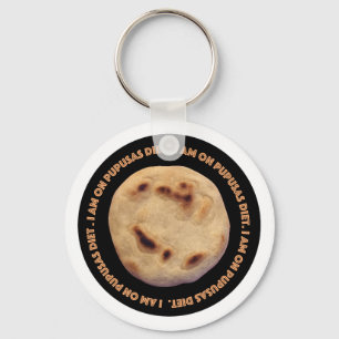 Jag förmiddagen på pupusas bantar nyckelring