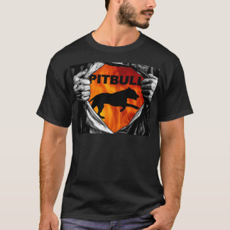 Jag förmiddagen Pitbull en inre T skjortaunderbar T-shirt