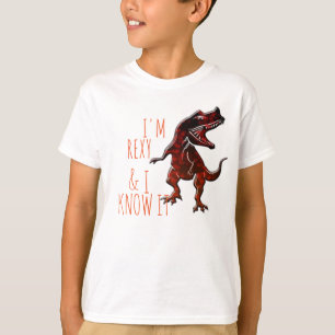 Jag förmiddagen Rexy och jag vet den den roliga T-shirt
