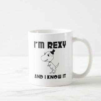 Jag förmiddagen Rexy och jag vet den Kaffemugg