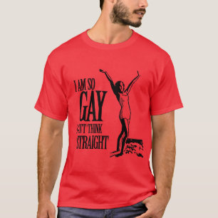 Jag förmiddagen så bögen mig kan inte tänka t shirt