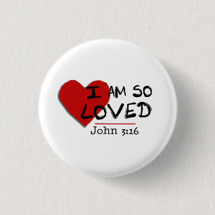 Jag förmiddagen så den älskade John 3:16 knäpp Knapp