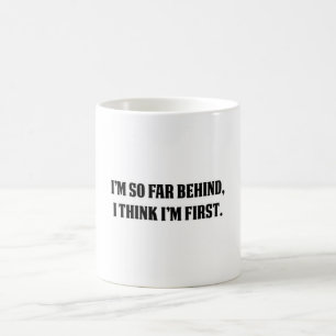 Jag förmiddagen så långt bakom, mig tänker kaffemugg
