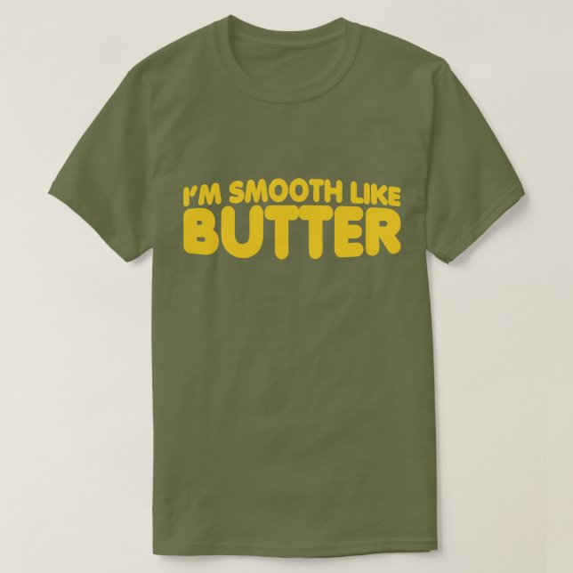 Jag förmiddagen slätar likt smör t-shirt (Design framsida)
