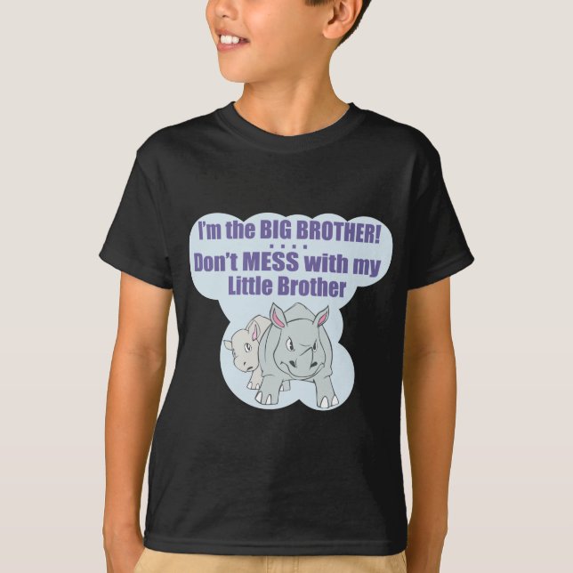 Jag förmiddagen storebrodern, rörar inte min lite tee shirt (Framsida)