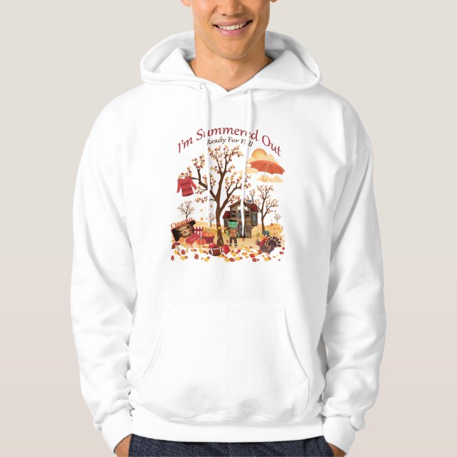Jag förmiddagen Summered ut ordnar till för Hoodie (Framsida)