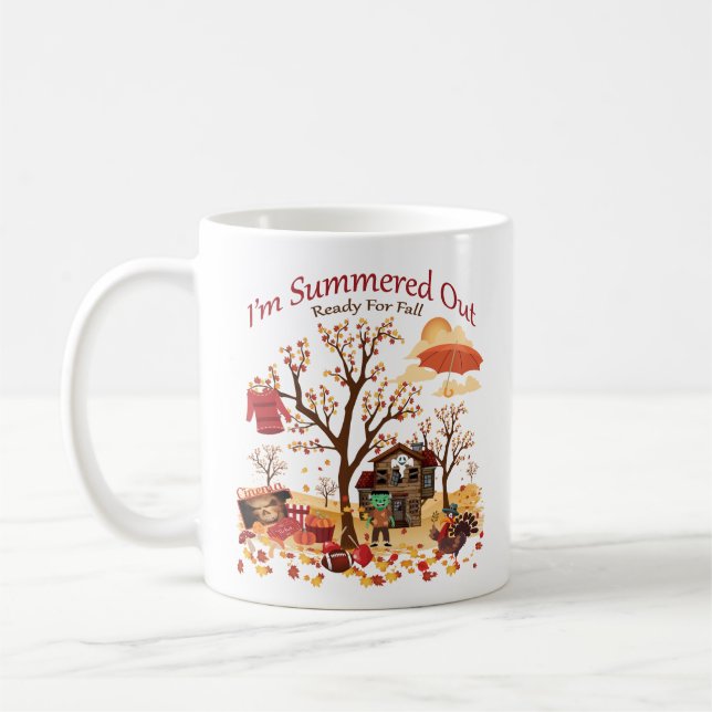 Jag förmiddagen Summered ut ordnar till för Kaffemugg (Vänster)