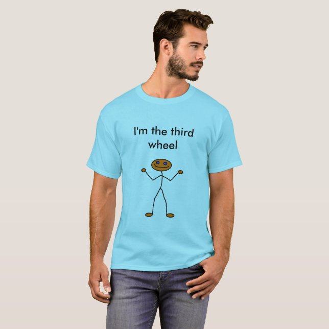 Jag förmiddagen thirden rullar tshirten tee shirt (Hel framsida)