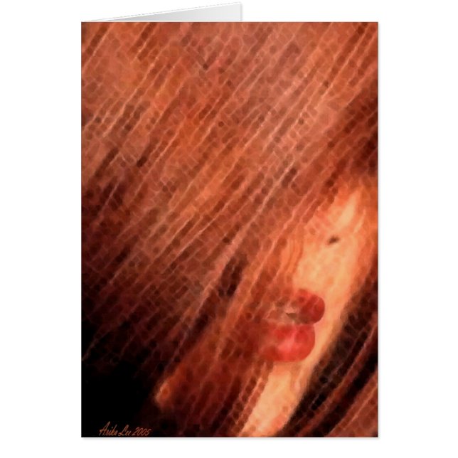 Jag förmiddagen tröttade av att vara en hemlig hälsningskort (Framsidan)