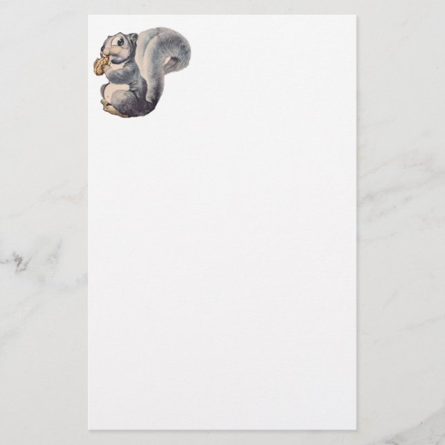 Jag förmiddagnöt gömma sig stationärt brevpapper (Framsida)