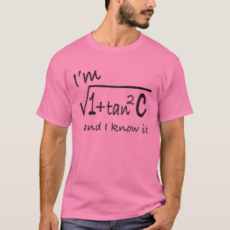 Jag förmiddagsekund C och jag vet det! T-shirt
