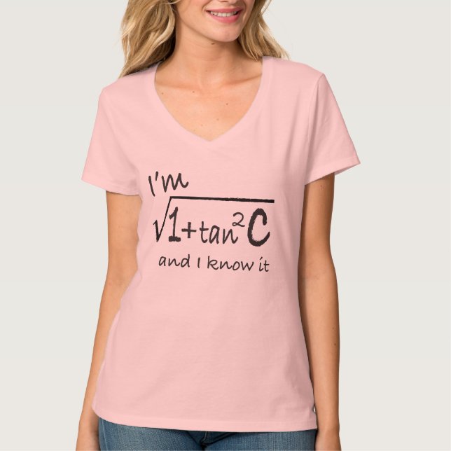 Jag förmiddagsekund C och jag vet det! T Shirt (Framsida)